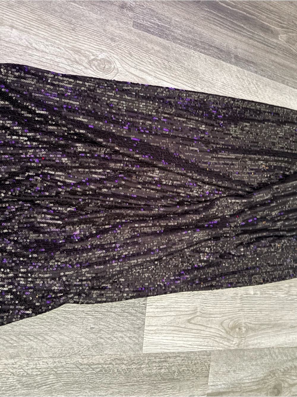 H&M Black Sequin dress pants with Elastic Waist - Picture 5 of 5